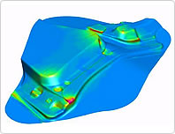 Press molding simulation